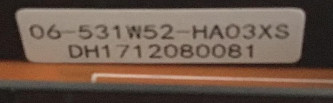 CONTROL REMOTO ORIGINAL PARA SMART TV  HITACHI 06-531W52-HA03XS / DH1712080081 / DF-S52D  - Imagen 2